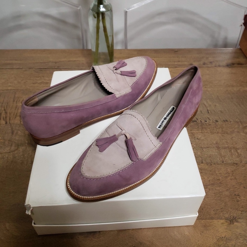 Purple manolo blahnik
